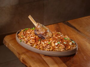 Biryani Rice with Lamb Mawzet