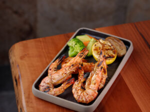 Grilled Shrimps Plate