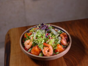 Salmon Shrimp Salad
