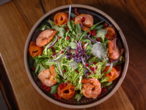 Salmon & Shrimp Salad
