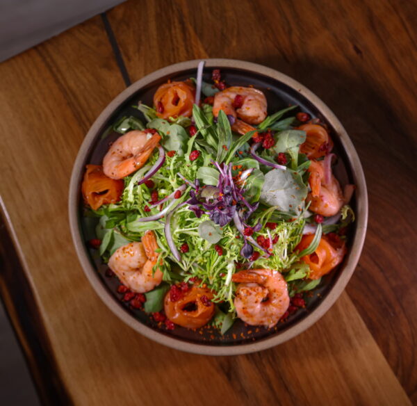 Salmon & Shrimp Salad
