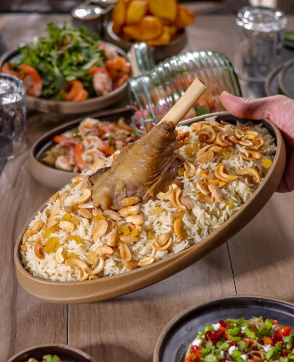Mansaf Amaleen with Lamb Mawzet